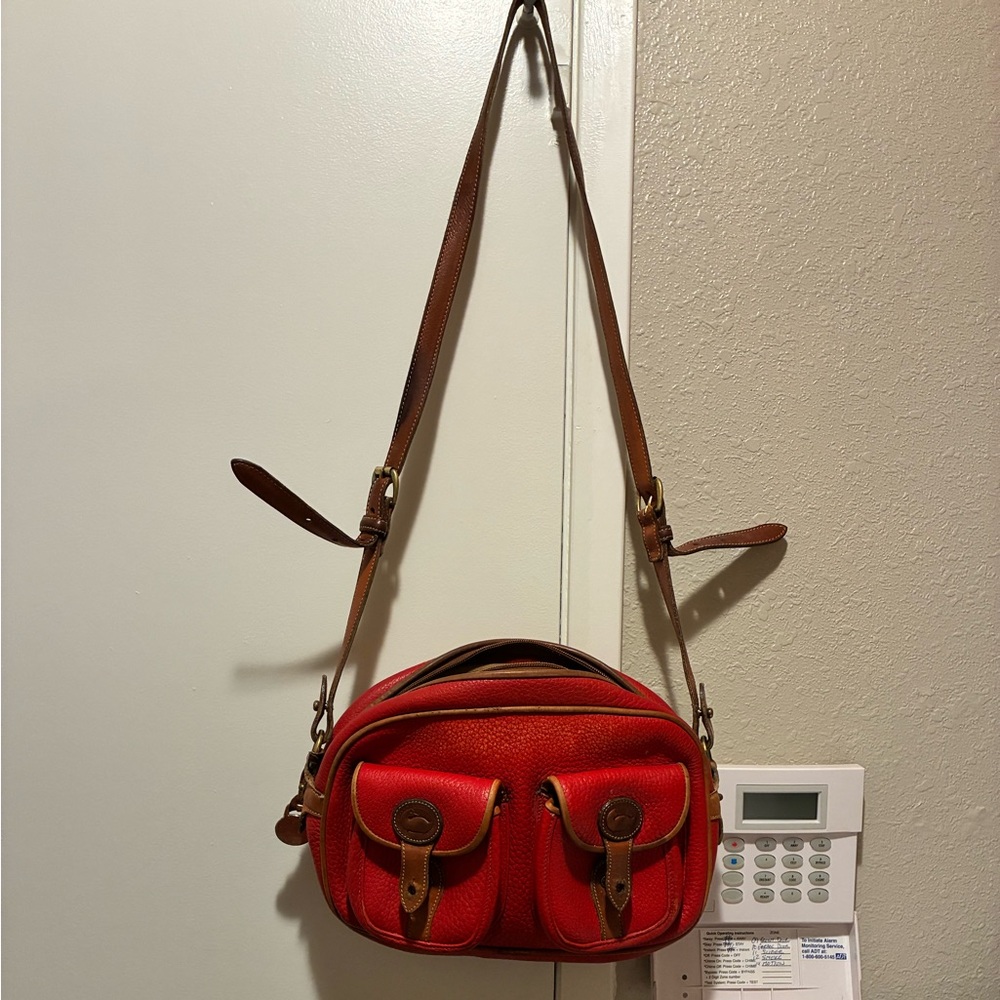 Vintage *RARE* Dooney & Bourke Explorer Bag - RED